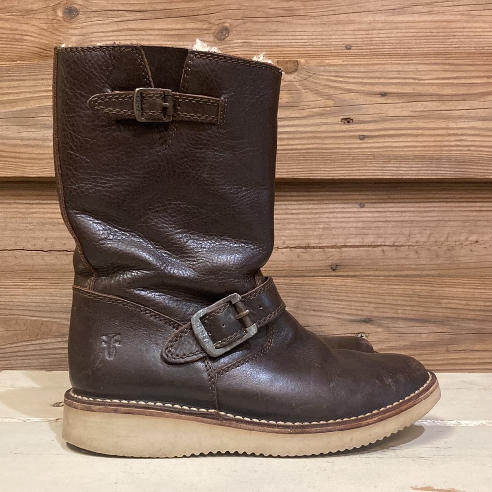 Frye Shearling Lined Boots - Picture 3 of 15